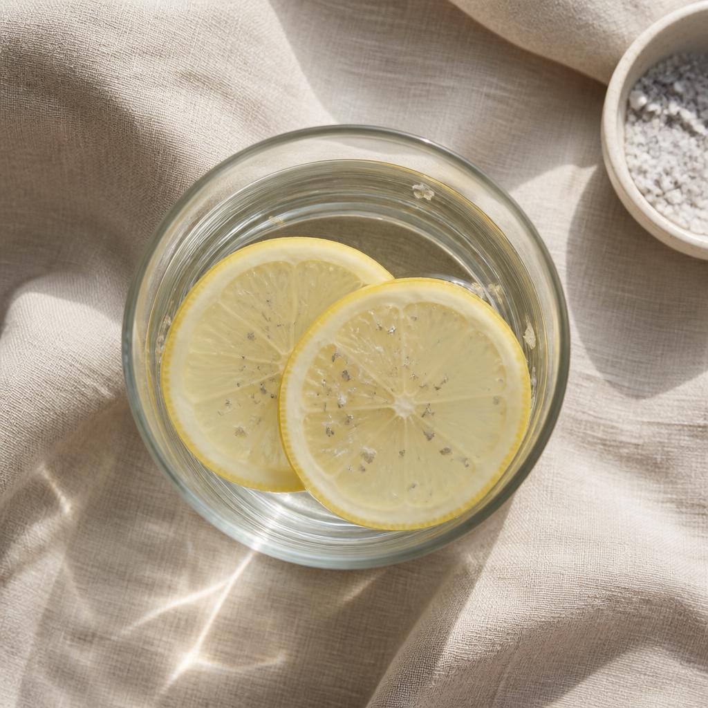 Morning Lemon Salt Water